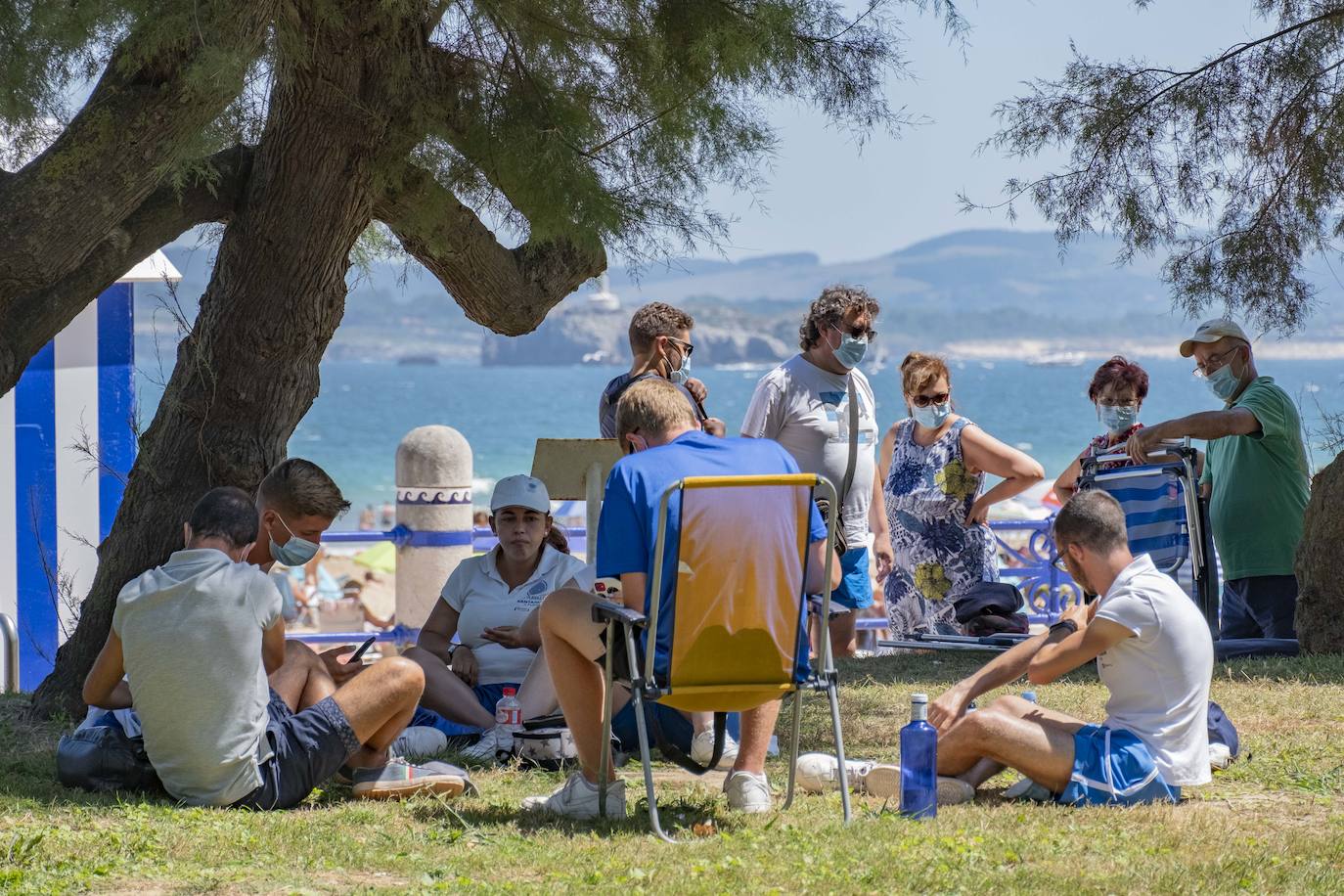 Fotos: Soportando el calor como se puede