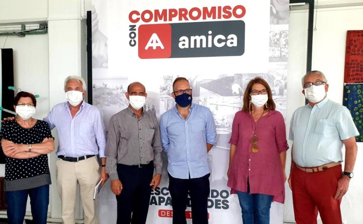 La Gimnástica y AMICA firman un convenio de colaboración para los dos próximos años