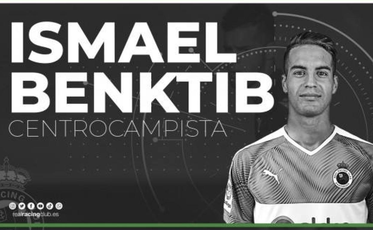 El mediocentro hispano-marroquí Ismael Benktib, nuevo fichaje del Racing