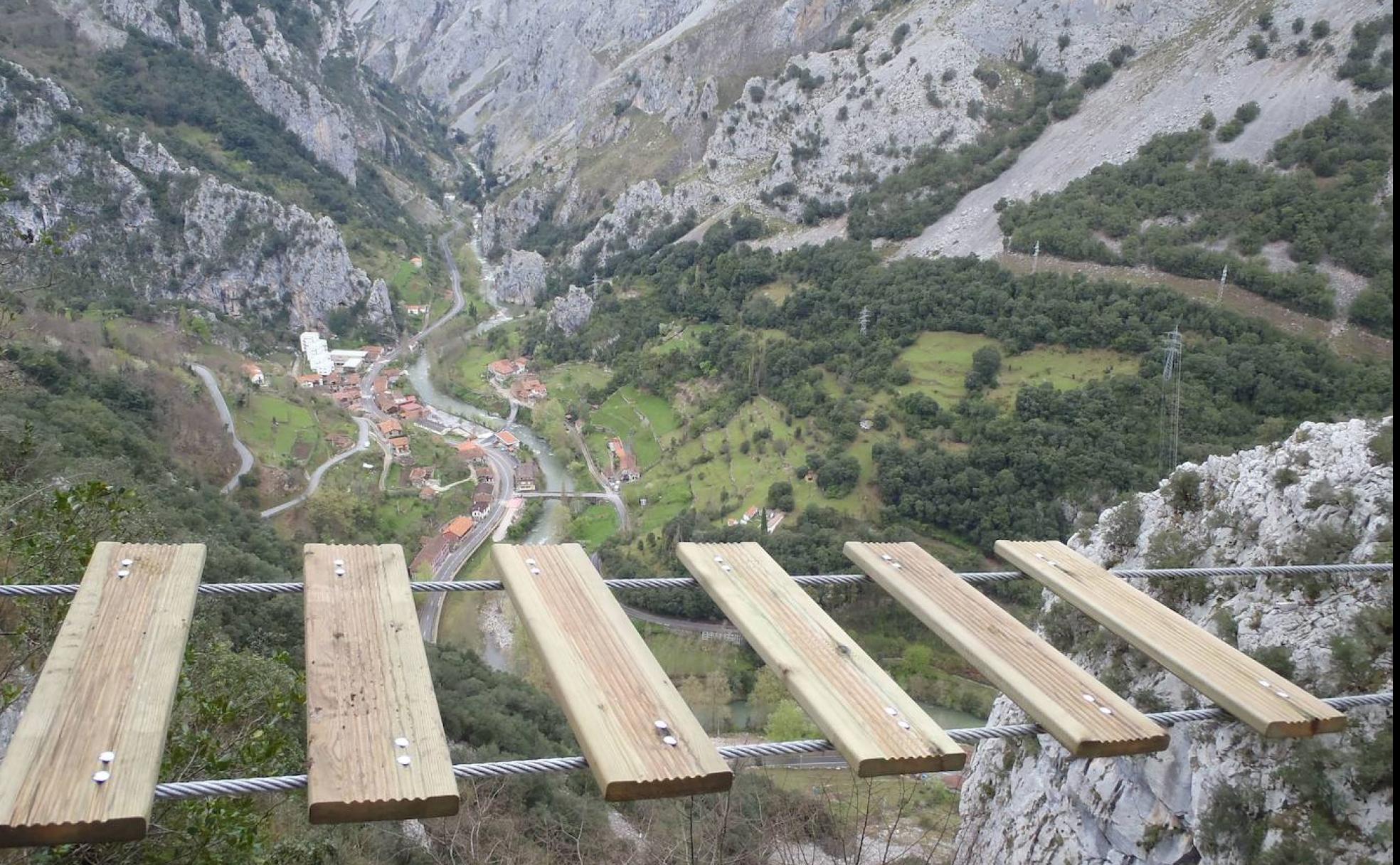 Vía ferrata de La Hermida