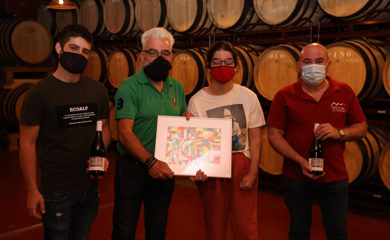 Jesús Rodríguez, Wences Rodríguez, Marta Cabo y Javier Blanco. 