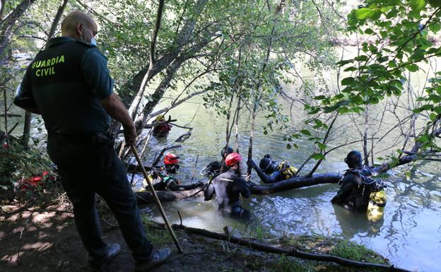 Imagen principal - El cuerpo hallado en el Ebro es el del pescador de 70 años desaparecido el martes