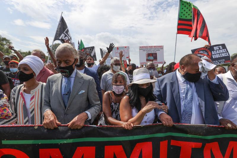 Fotos: La marcha contra el racismo en Washington, en imágenes