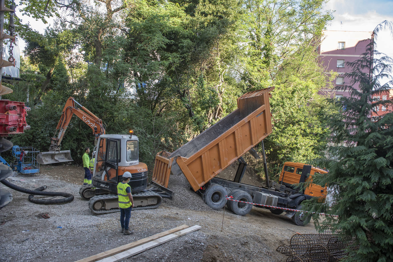 Los trabajos para recuperar el viejo acceso por El Sardinero tardarán tres meses en alcanzar la infraestructura original