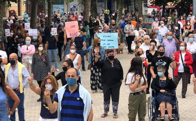 Otra imagen de la manifestación.