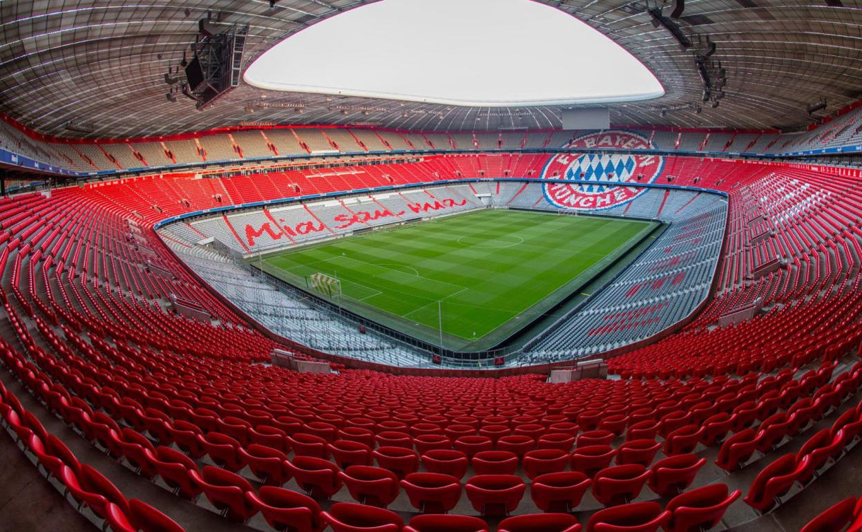 Imagen del estadio Allianz Arena de Múnich. 