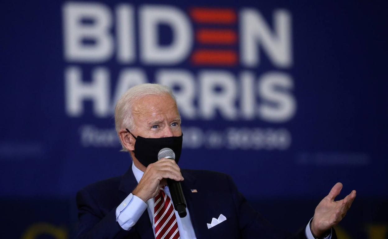 Joe Biden, durante un acto electoral.