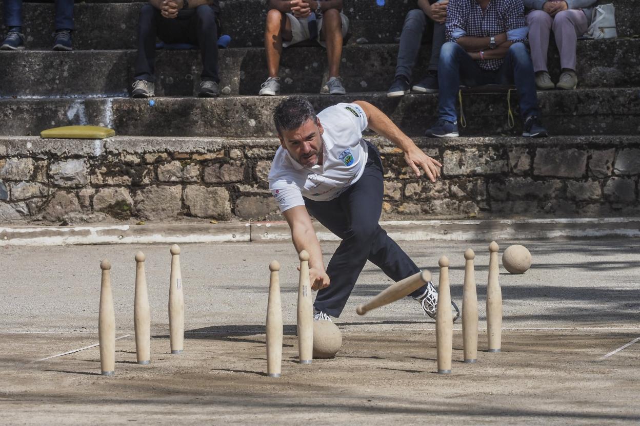 Rubén Haya, ayer al birle en Reinosa. 