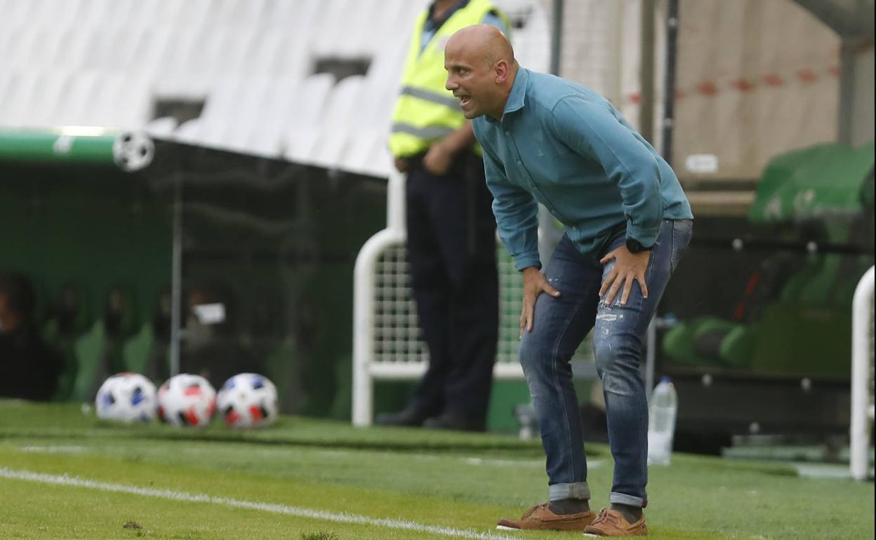 El técnico racinguista Javier Rozada.