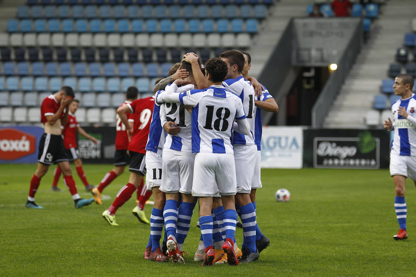 La Gimnástica cayó ante el Burgos en el partido de presentación del equipo torrelaveguense.