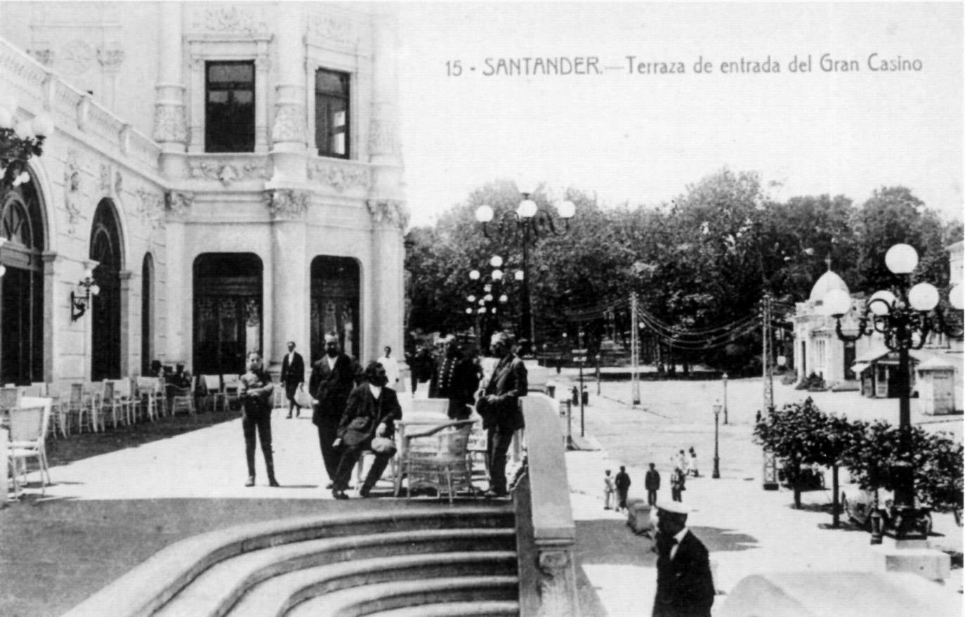 Años 20. Terraza del Casino.