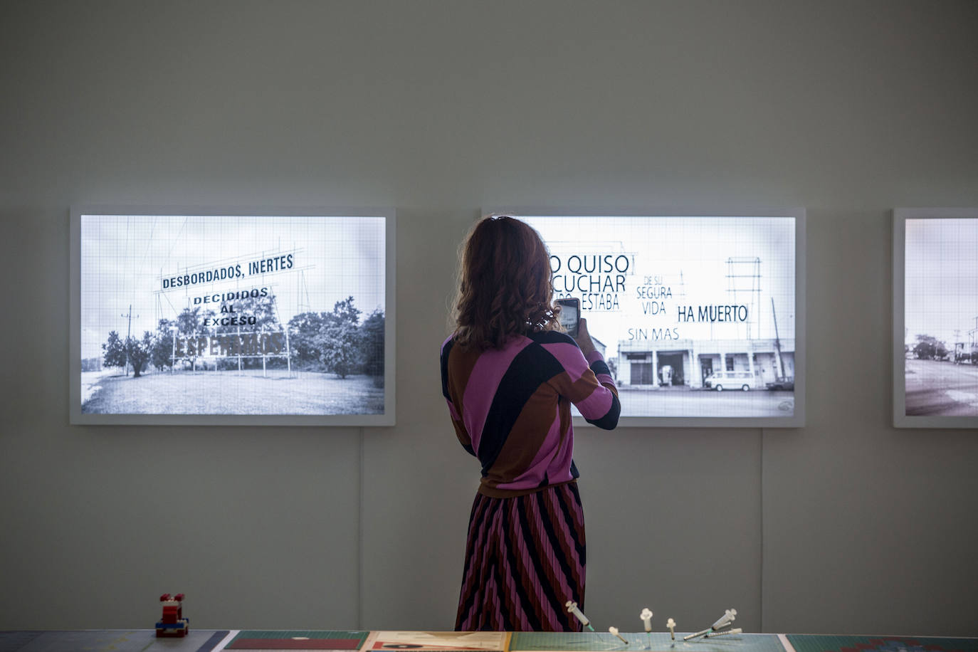 La exposición que lleva el título 'Arte y Arquitectura: un diálogo', inaugurada en el Centro Botín