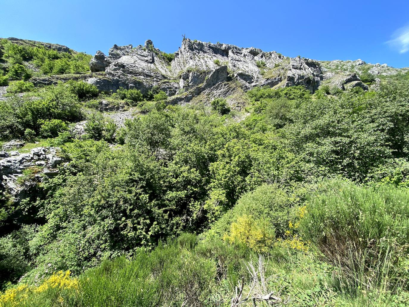 A escasos 50 kilómetros de la ciudad de León se puede disfrutar de una ruta de media montaña, apta para niños, donde ver espectaculares formaciones de roca caliza