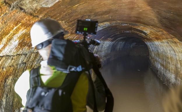 Galería. Vista del interior del túnel.