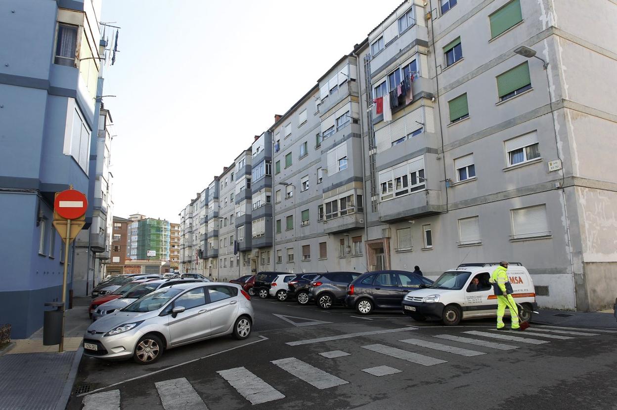 Calles del Barrio Covadonga, donde también se va a llevar a cabo un proyecto de ordenación urbanística. luis palomeque