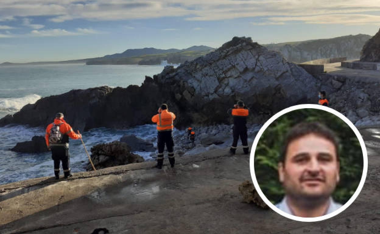 Imágenes del dispositivo de búsqueda, este miércoles.