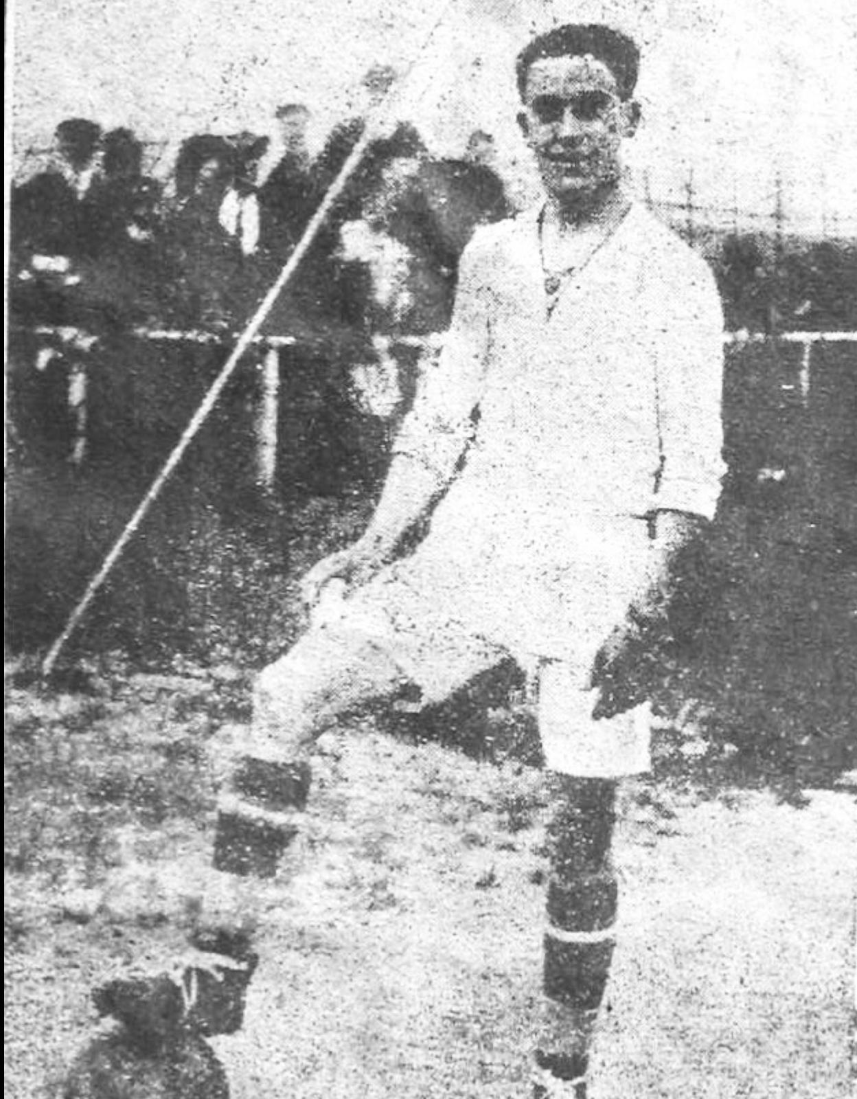 Fernando de la Torre jugó entre 1916 y 1921 en el Racing. 