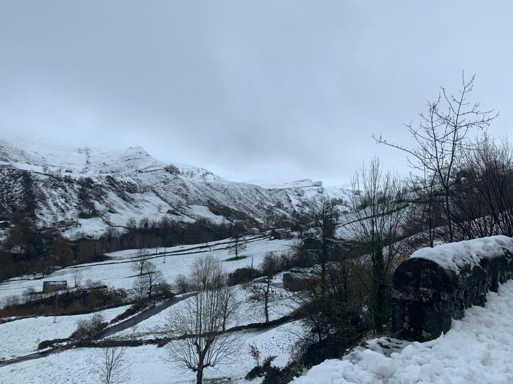 Fotos: La nieve cubre Campoo