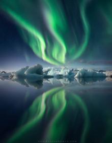 Imagen secundaria 2 - La fotografía de una cántabra, entre las mejores auroras boreales del año