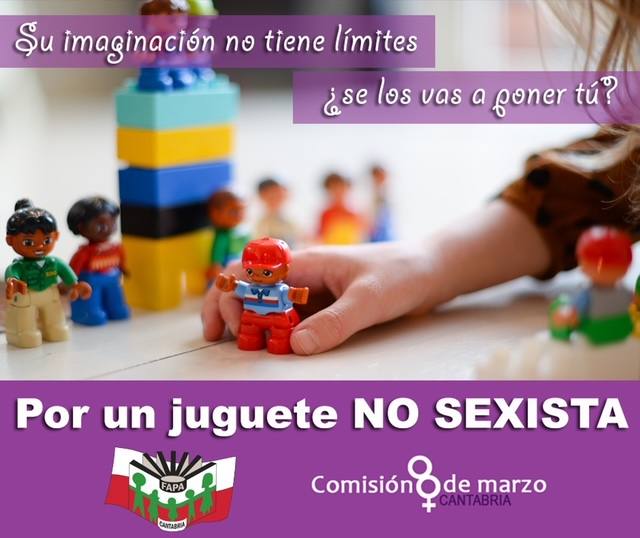 Cartel de la campaña 'Por un juguete no sexista'