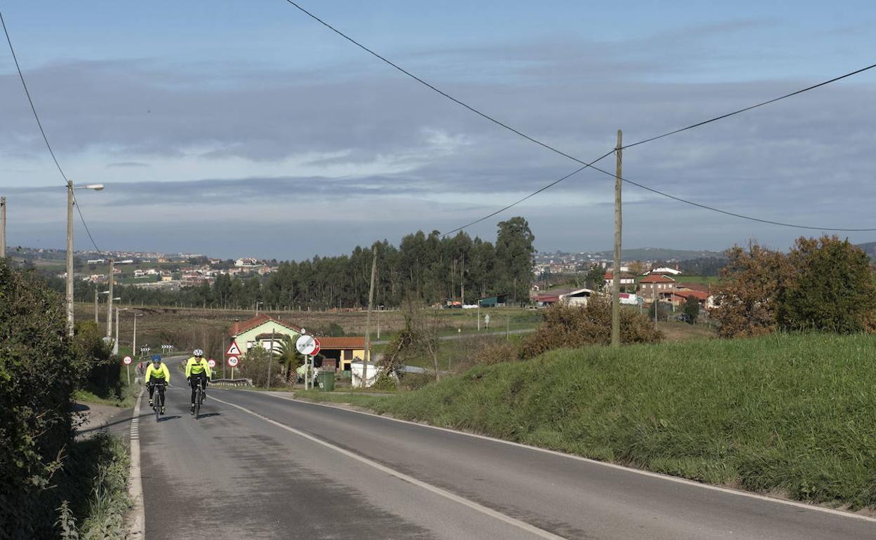 Zona de La Hilera entre Polanco y Torrelavega.