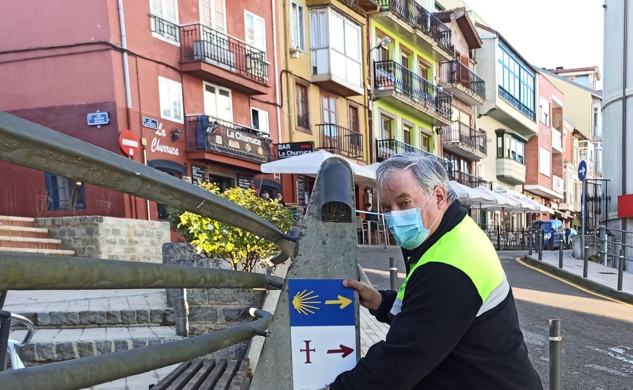 Los carteles indicativos se han colocado en diferentes puntos del municipio de El Astillero.