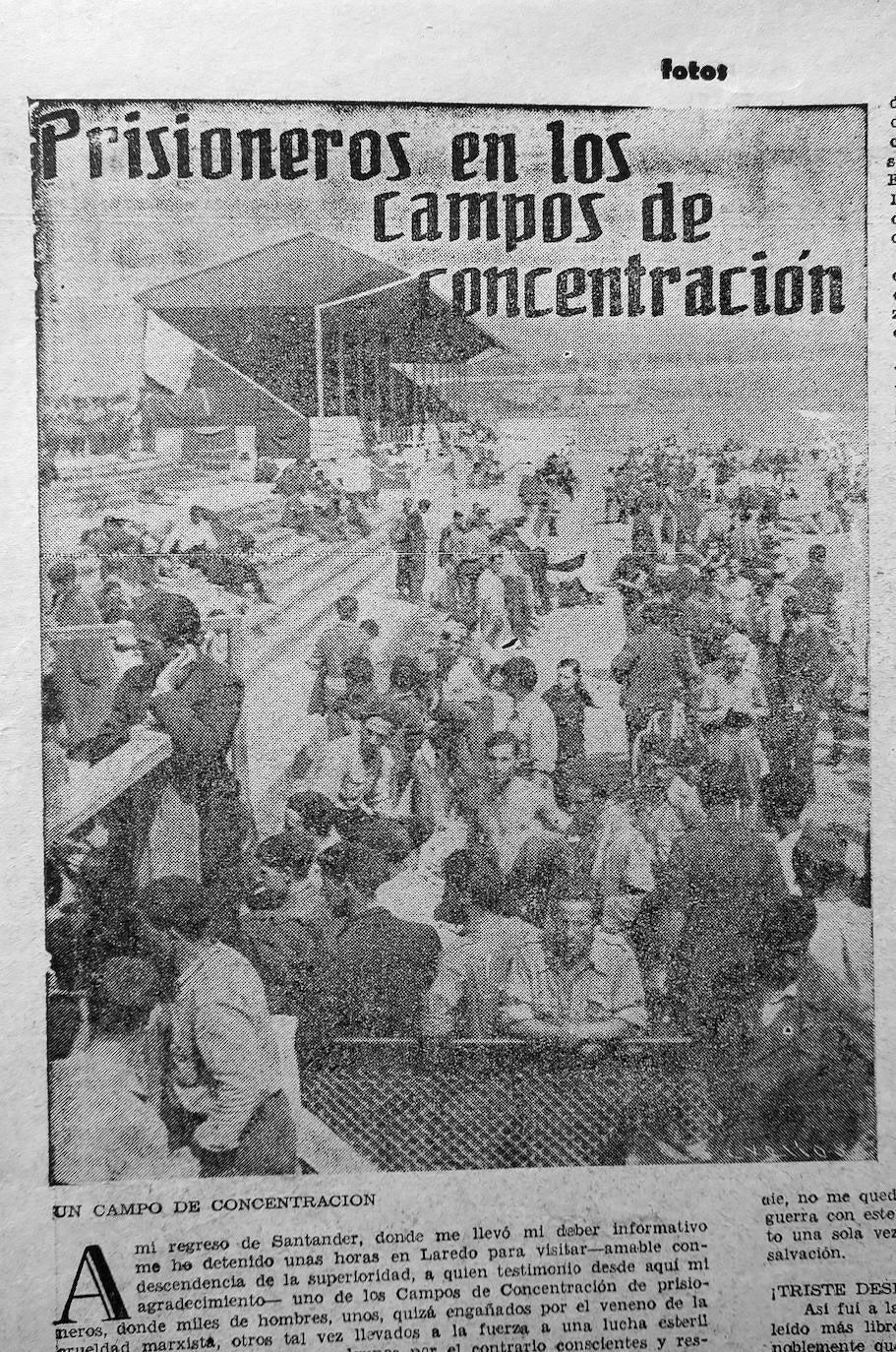 Imagen - Campo de concentración del Sardinero. 1937. 