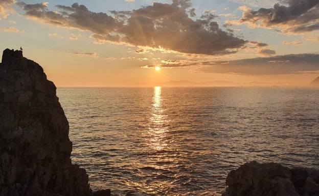 El mar Cantábrico desde la costa de Castro Urdiales.