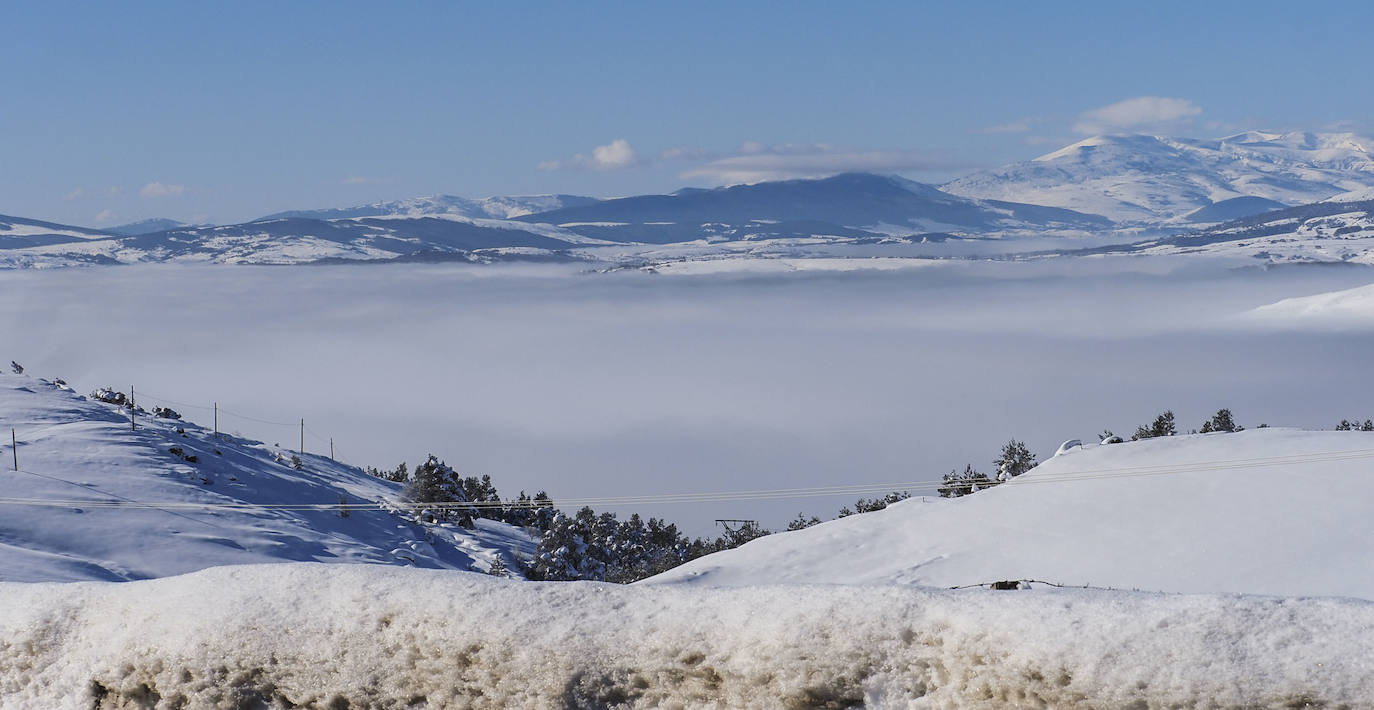 Imágenes de Reinosa, Cervatos, Peña Cabarga, Monegro, Cabezón de la Sal y Valderredible, este jueves 7 de enero.