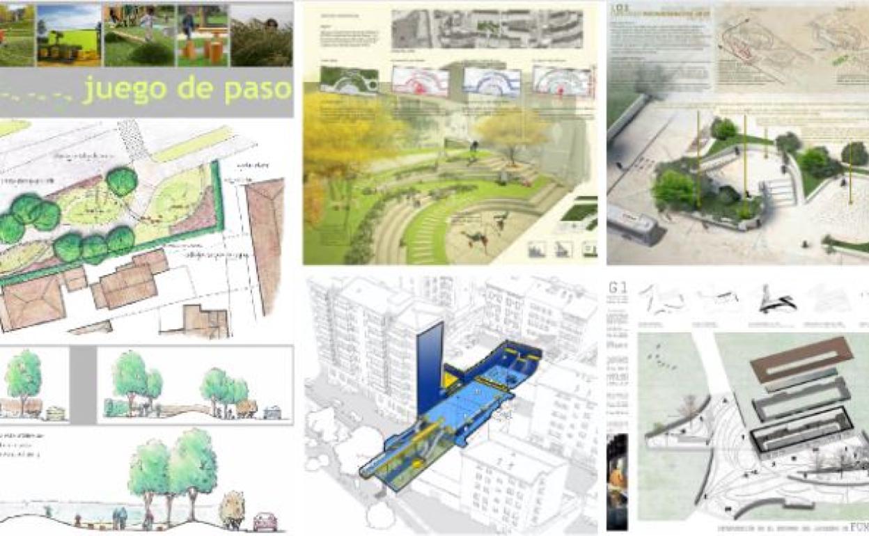 Infografias de los proyectos seleccionados