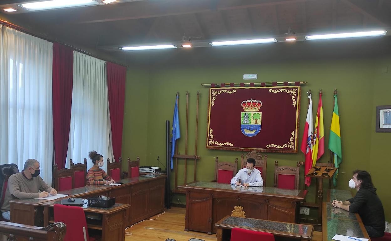 Junta de portavoces celebrada este martes.