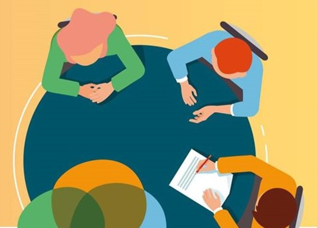 Cartel del Servicio de Mediación de Camargo.