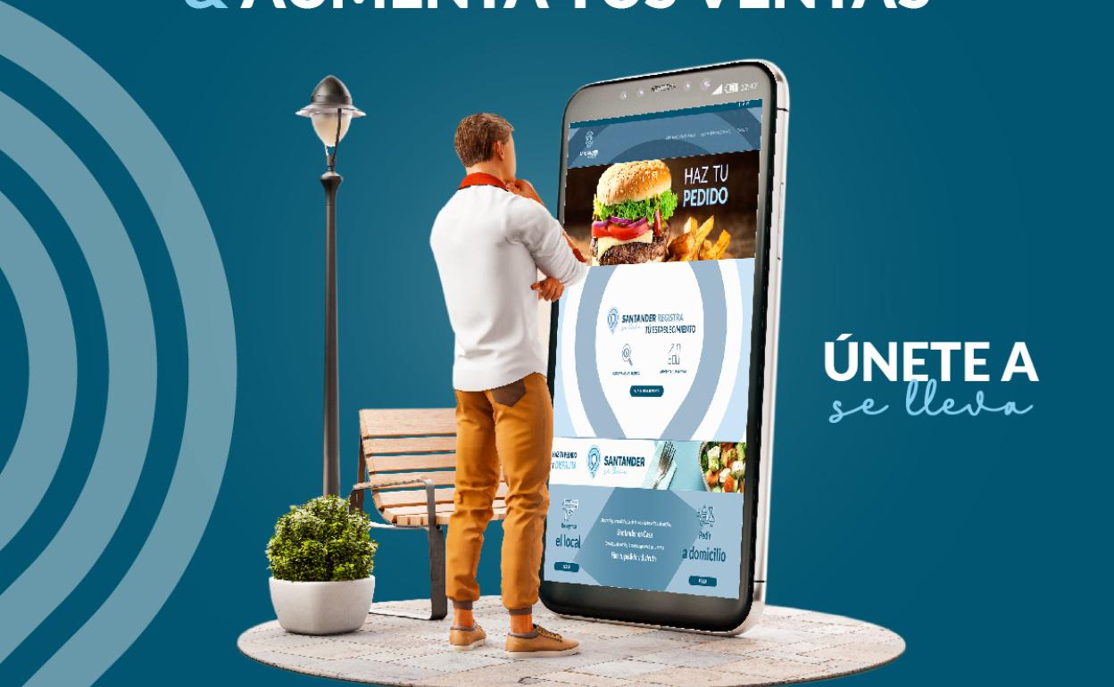 'Santander se lleva', la nueva plataforma de los locales de hostelería que ofrecen comida a domicilio