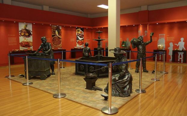 Interior del museo peruano. 