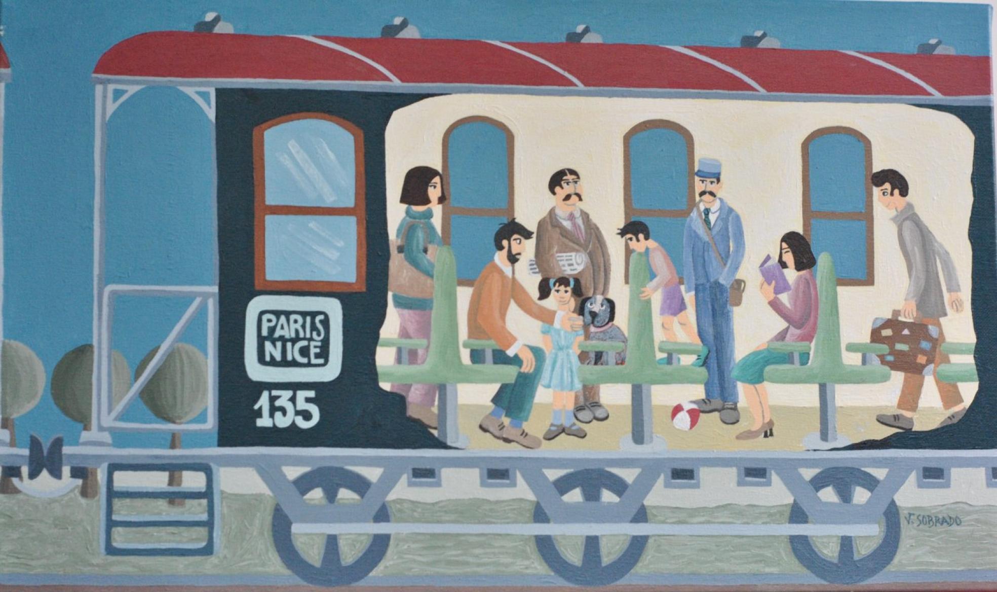 'Paris Nice', una de las obras de Veronique Sobrado que formará parte de su comparecencia. 