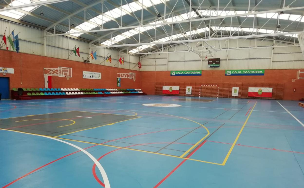 El polideportivo de Campoo de Enmedio cuenta desde el año pasado con un sistema rápido de calefacción