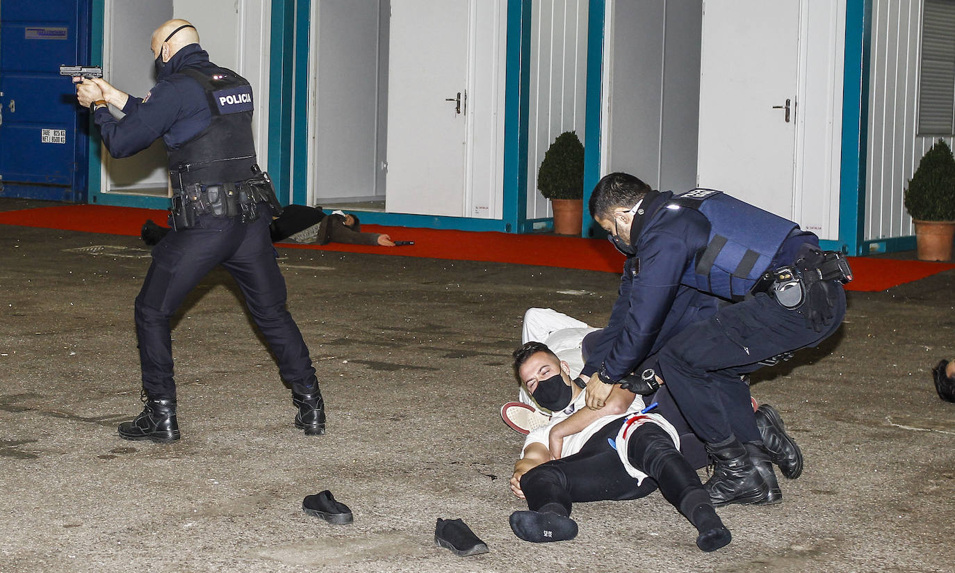 Fotos: Torrelavega, de película tras el simulacro policial