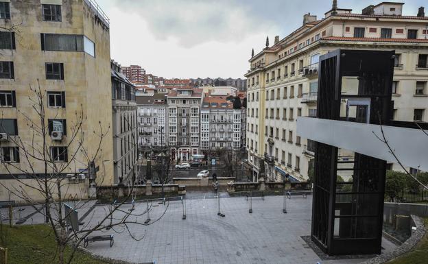 Imagen principal - El ascensor que integrará El Cabildo en la ciudad