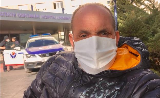 Juanito Oiarzabal recibe el alta tras vencer al coronavirus: «Es uno de los días más felices de mi vida»