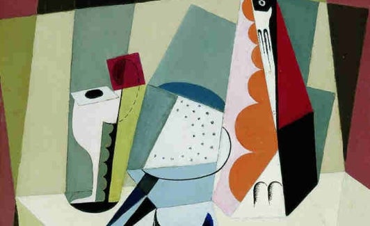 'Nature morte cubist' obra cubista de María Blanchard. 