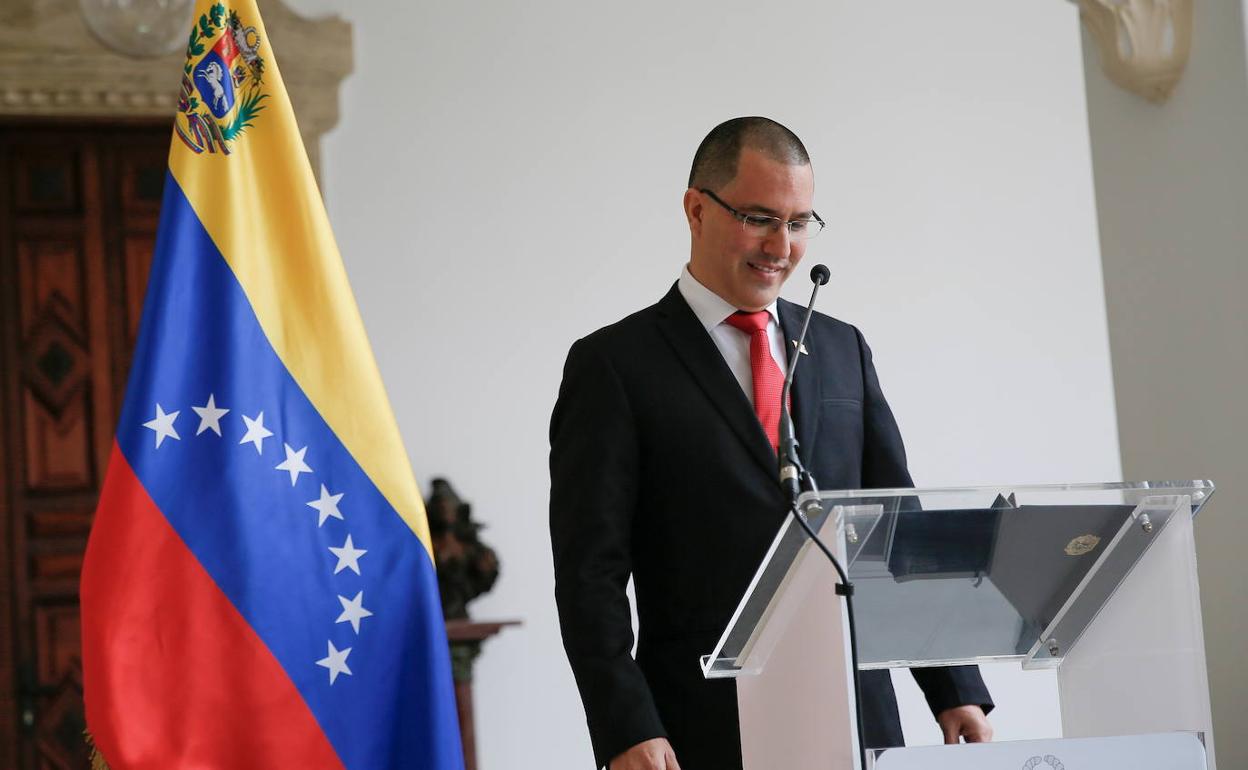 Jorge Arreaza,, ministro de Exteriores de Venezuela