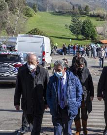 Imagen secundaria 2 - Compañeros y amigos rinden homenaje a Joaquín en un acto íntimo de despedida