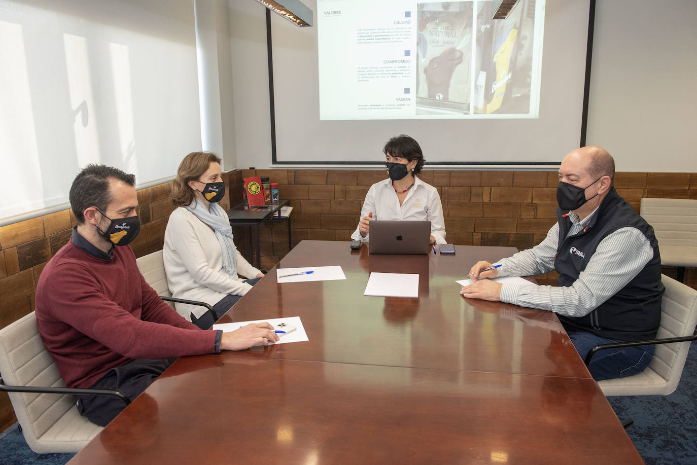 Fernando Franco, Arancha Blanco, Charo Baqué y José Luis Rodríguez, equipo de dirección.