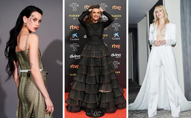 Los looks favoritos de la 'influencer' cántabra Carolina Brunelli en los Goya «más atípicos»