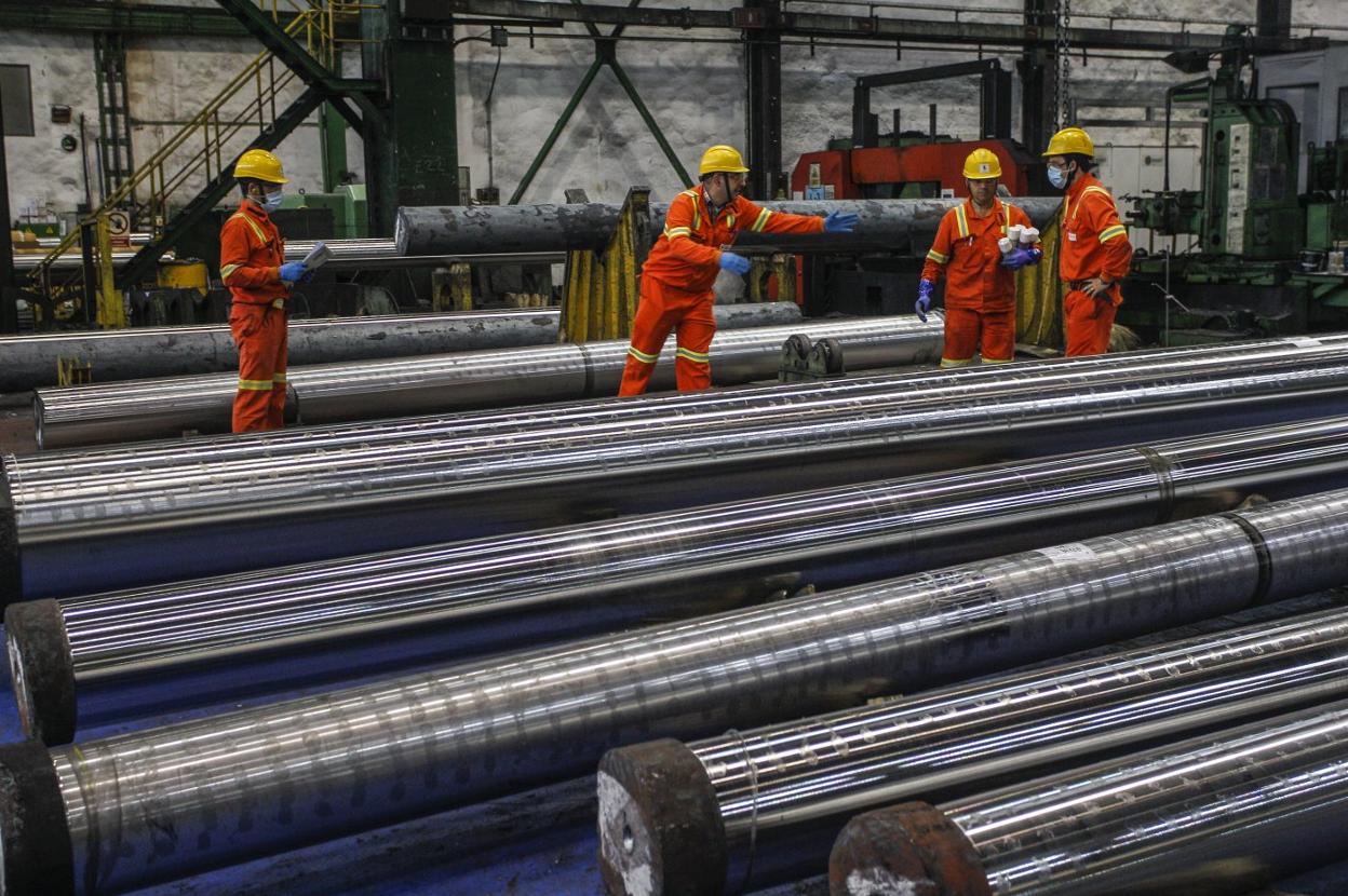 Fábrica de Forgings & Castings en Reinosa, una de las plantas electrointensivas de Cantabria. 