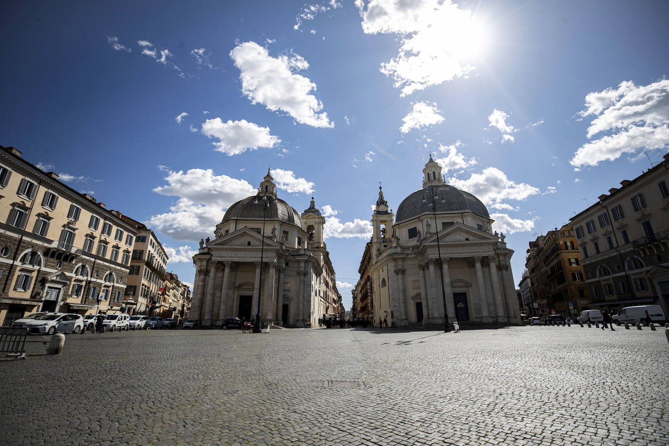 Fotos: Roma, desértica a las puertas de la Semana Santa