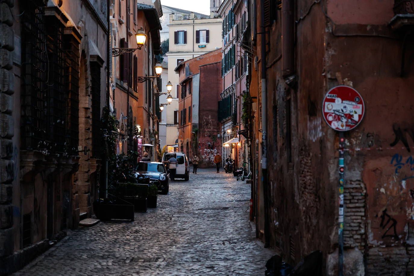 Fotos: Roma, desértica a las puertas de la Semana Santa