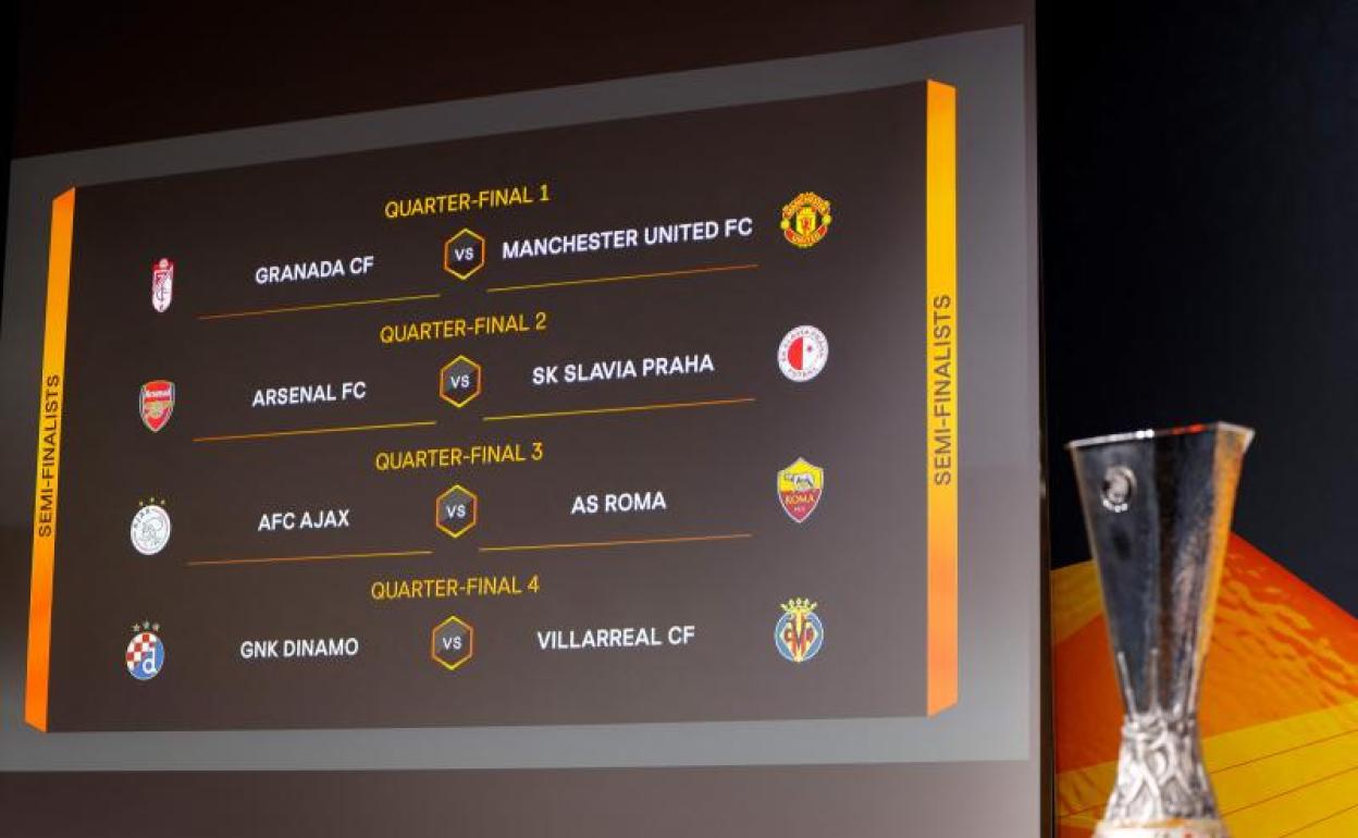 Eliminatorias de cuartos de final de la Europa League.