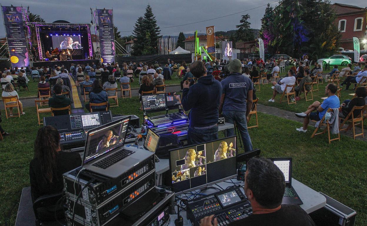 Concierto de El Cigala en la edición del pasado verano del ciclo Viva la Vida celebrado en el recinto de La Lechera.