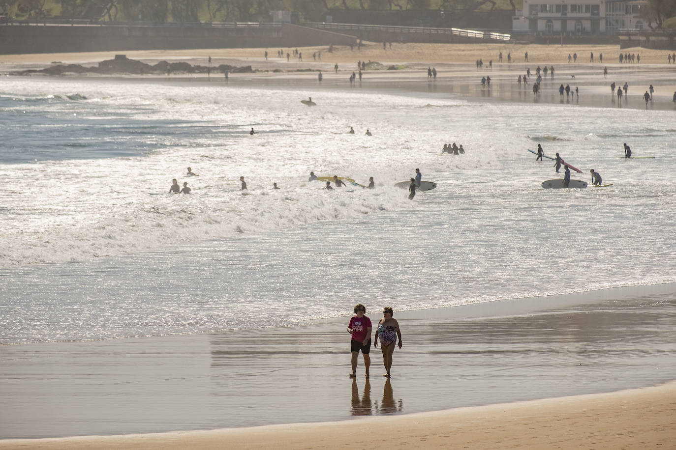 Fotos: Buen fin de semana para pasear por la playa y disfrutar de la región